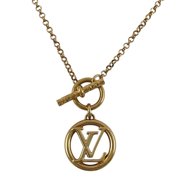 【LOUIS VUITTON】ルイ・ヴィトン コリエ ベイビー ルイーズ M00598 ネックレス メンズ ゴールド LV レディース