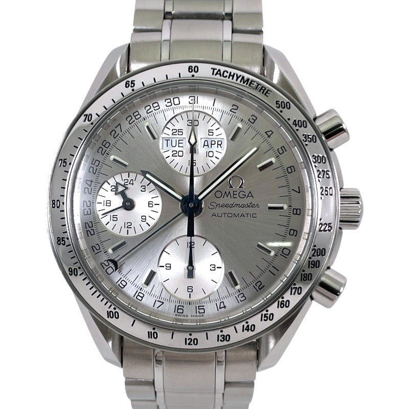 【OMEGA】オメガ スピードマスター クロノグラフ 3523.30 腕時計 ステンレススチール メンズ トリプルカレンダー デイト シルバー文字盤 自動巻き