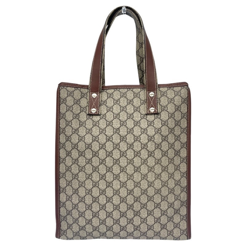 値下げ【中古】Gucci GGパターン トートバッグ ベージュ/ブラック