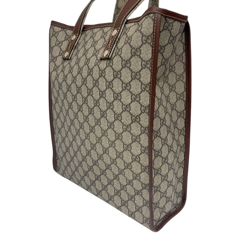 【GUCCI】グッチ GGスプリーム シェリーライン 211135 トートバッグ レディース GG柄 ハンド ベージュ