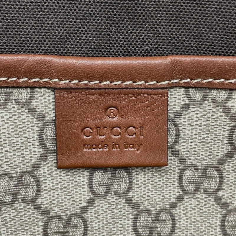 【GUCCI】グッチ GGスプリーム シェリーライン 211135 トートバッグ レディース GG柄 ハンド ベージュ