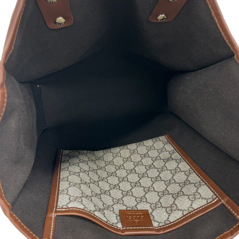 【GUCCI】グッチ GGスプリーム シェリーライン 211135 トートバッグ レディース GG柄 ハンド ベージュ