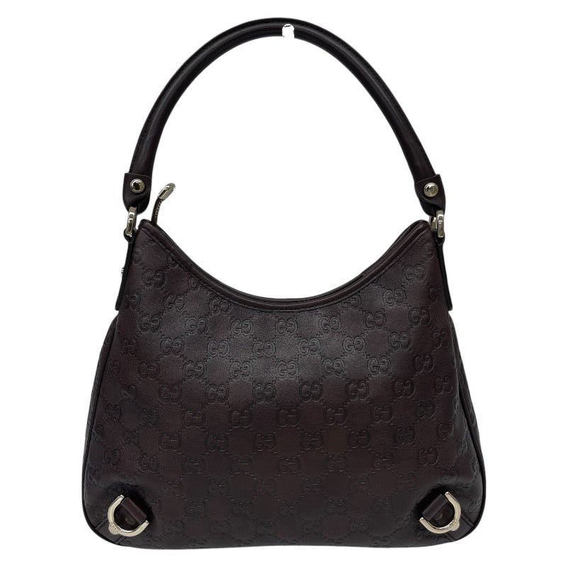 【GUCCI】グッチ アビーライン ワンショルダー 130738 ショルダーバッグ レザー レディース ブラウン 茶 ハンド