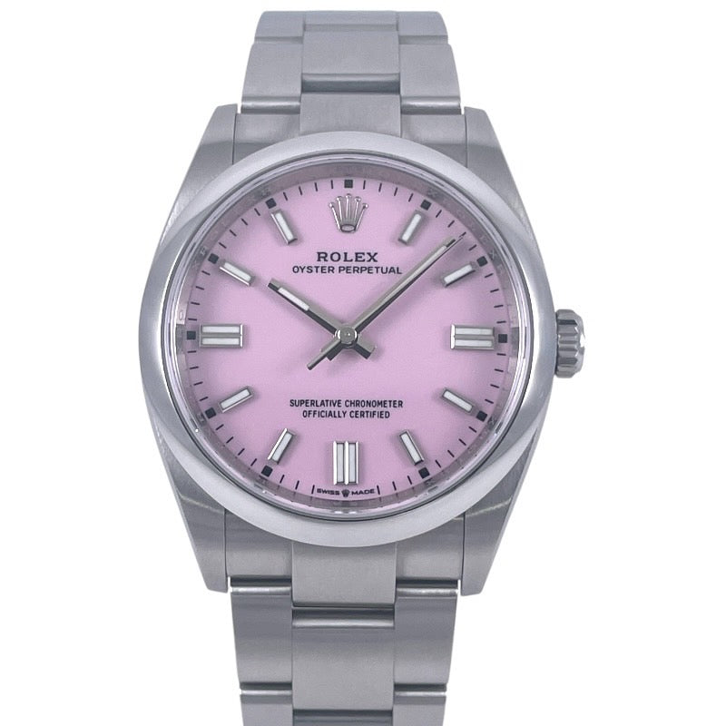 【ROLEX】ロレックス オイスターパーペチュアル 36mm 126000 腕時計 ステンレススチール メンズ ランダム番 2021年ギャラ ピンク 自動巻き