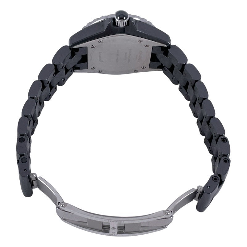 【CHANEL】シャネル J12 33mm H0682 腕時計 セラミック レディース 黒 ブラック クォーツ