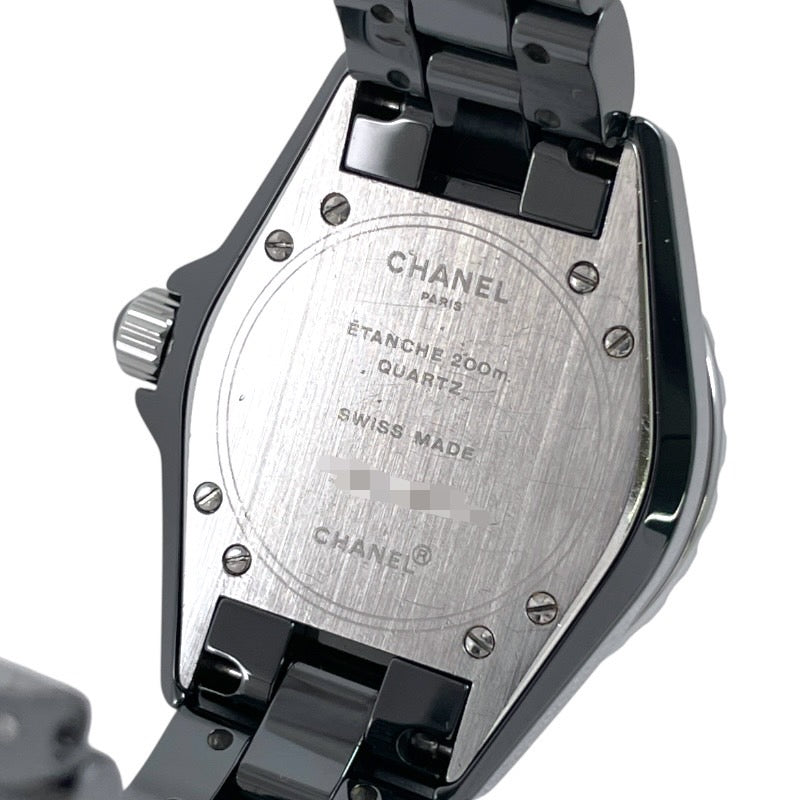【CHANEL】シャネル J12 33mm H0682 腕時計 セラミック レディース 黒 ブラック クォーツ