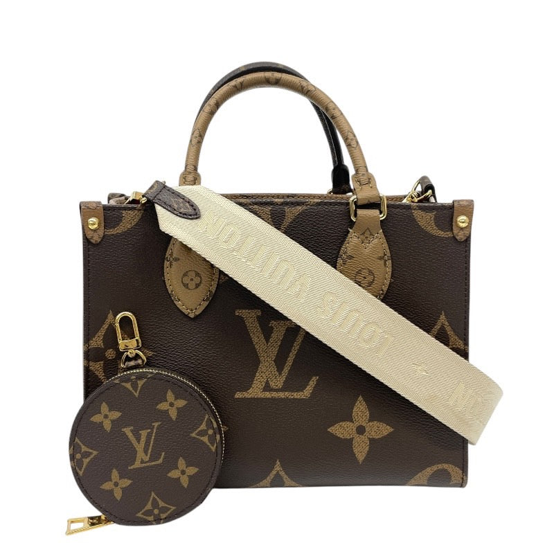 【LOUIS VUITTON】ルイ・ヴィトン オンザゴーPM M46373 ハンドバッグ レディース モノグラム ジャイアント リバース 2WAY ショルダー