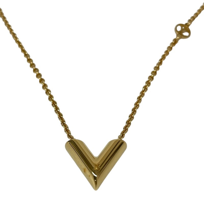 【LOUIS VUITTON】ルイ・ヴィトン エッセンシャルV M00857 ネックレス メンズ ゴールド レディース