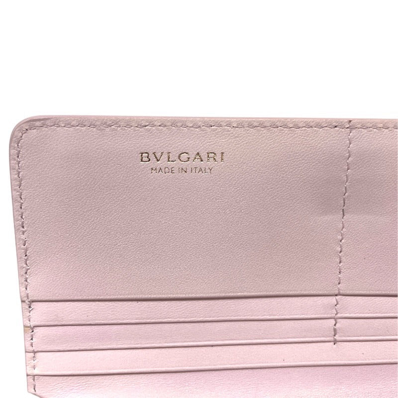 BVLGARI ブルガリ ロゴマニア 長財布（小銭入れあり） レザー