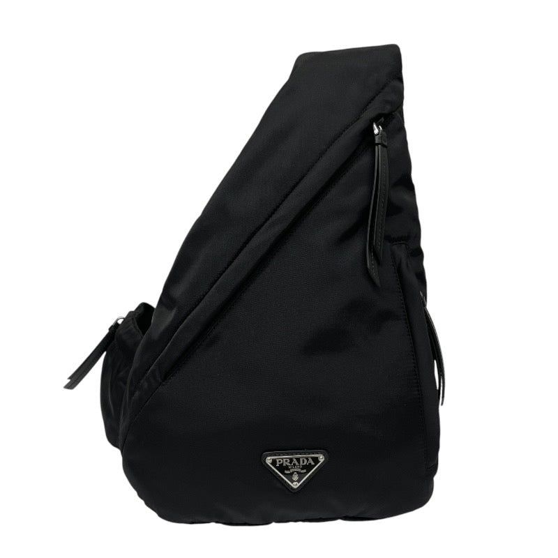 【PRADA】プラダ ボディバッグ 2VZ092 ボディバッグ ナイロン メンズ ショルダー 黒 ブラック Re-nylon リナイロン