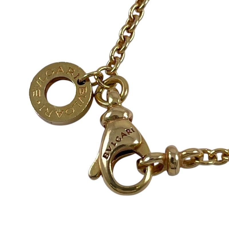 BVLGARI イエローゴールドリングネックレス イエローゴールド ビー・ゼロワン ネックレス に 0.38 カラット
