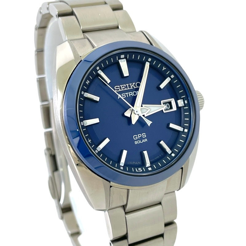 【SEIKO】セイコー アストロン ASTRON SBXD003 3X22-0AC0 腕時計 ステンレススチール メンズ GPSソーラー 青文字盤 ブルー