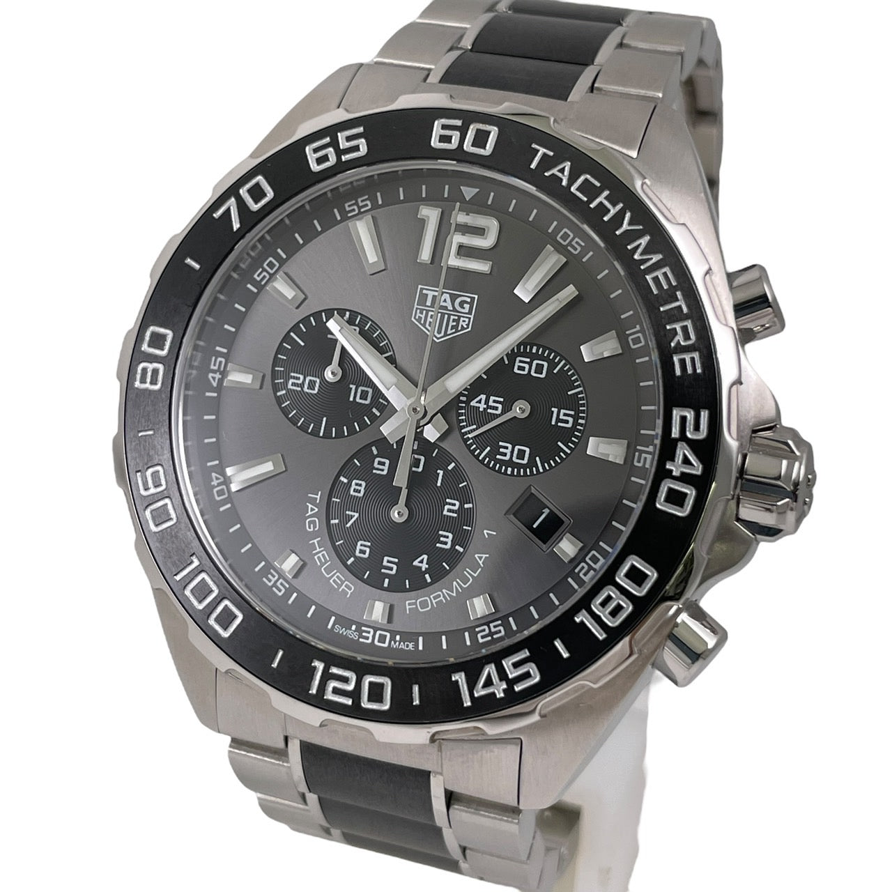 【TAG HEUER】タグホイヤー フォーミュラ1 クロノグラフ CAZ1011.BA0843 腕時計 ステンレススチール メンズ クォーツ グレー