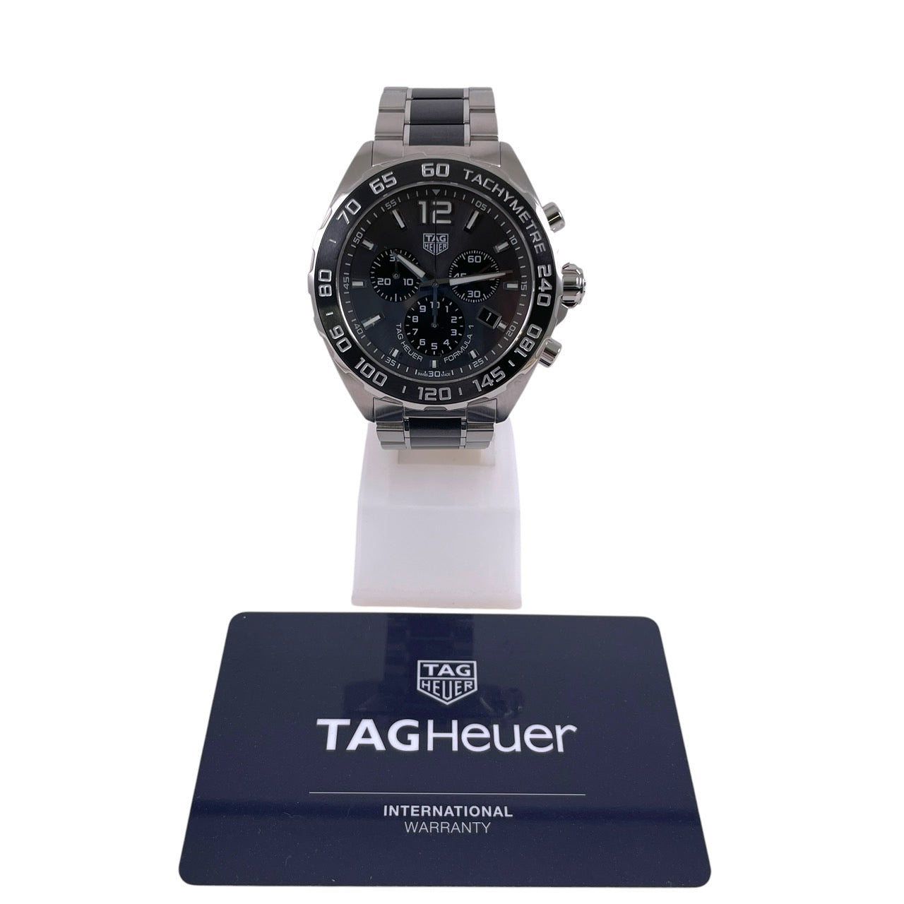 【TAG HEUER】タグホイヤー フォーミュラ1 クロノグラフ CAZ1011.BA0843 腕時計 ステンレススチール メンズ クォーツ グレー
