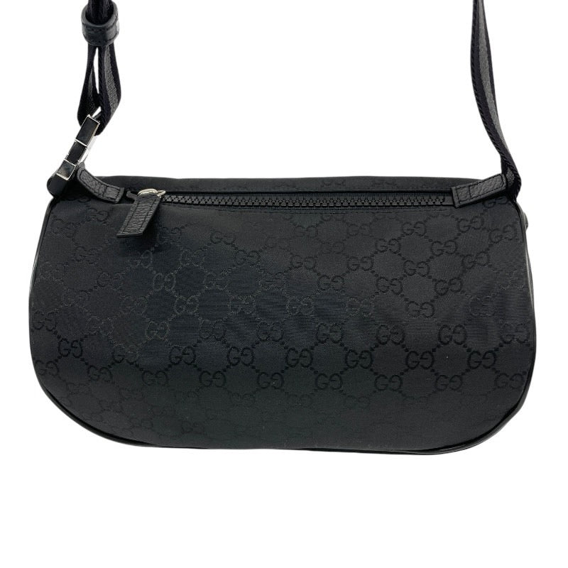 【GUCCI】グッチ GGナイロン 2WAYバッグ 449182 ウエストバッグ メンズ ショルダー ヒップバッグ 黒 ブラック レディース