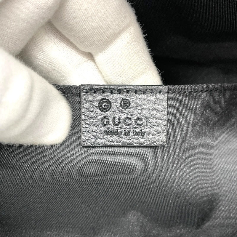 【GUCCI】グッチ GGナイロン 2WAYバッグ 449182 ウエストバッグ メンズ ショルダー ヒップバッグ 黒 ブラック レディース