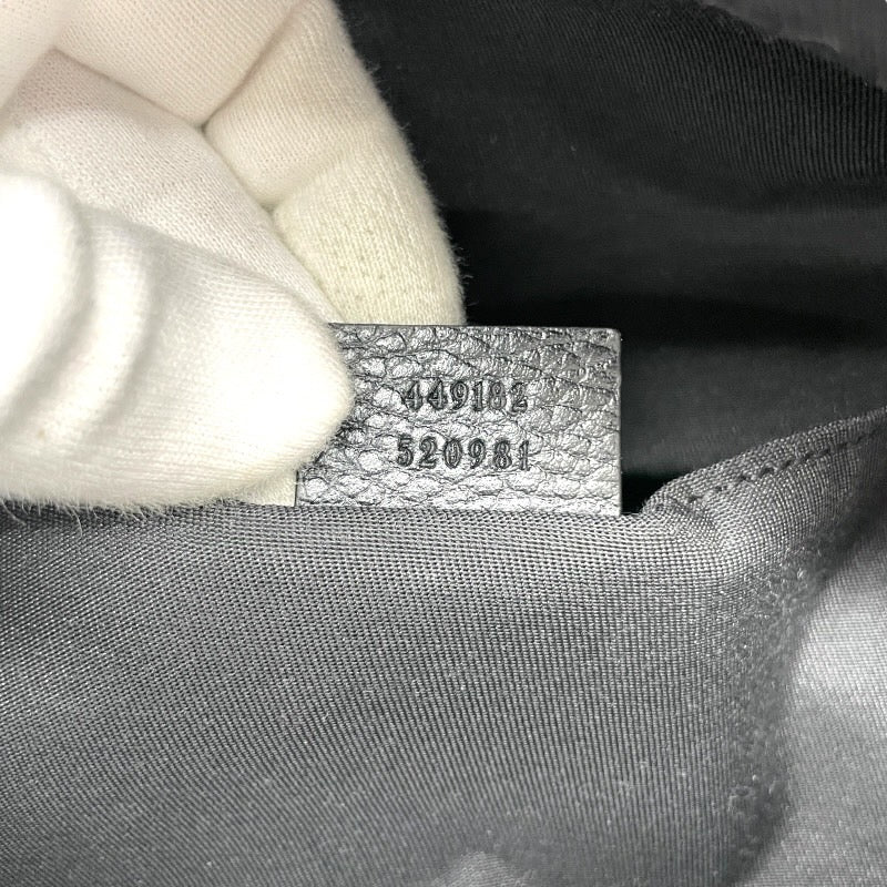 【GUCCI】グッチ GGナイロン 2WAYバッグ 449182 ウエストバッグ メンズ ショルダー ヒップバッグ 黒 ブラック レディース