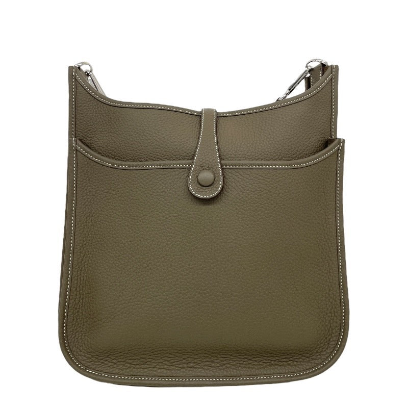 【HERMES】エルメス エヴリンIII 29 (PM) ショルダーバッグ トリヨンクレマンス レディース W刻印 2024年製造 エトゥープ エトープ エブリン3