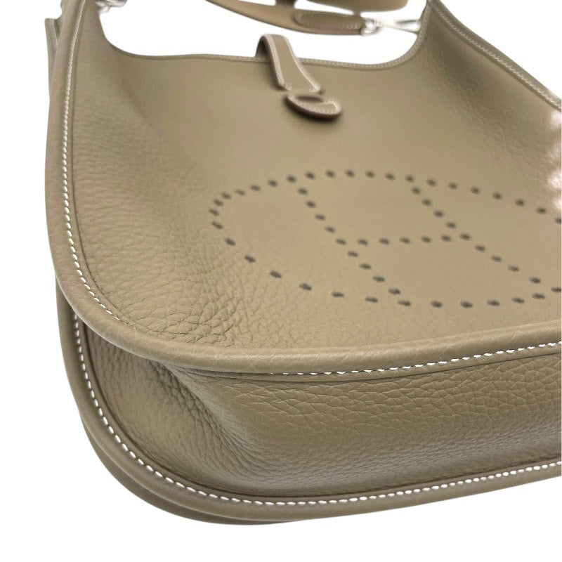 【HERMES】エルメス エヴリンIII 29 (PM) ショルダーバッグ トリヨンクレマンス レディース W刻印 2024年製造 エトゥープ エトープ エブリン3