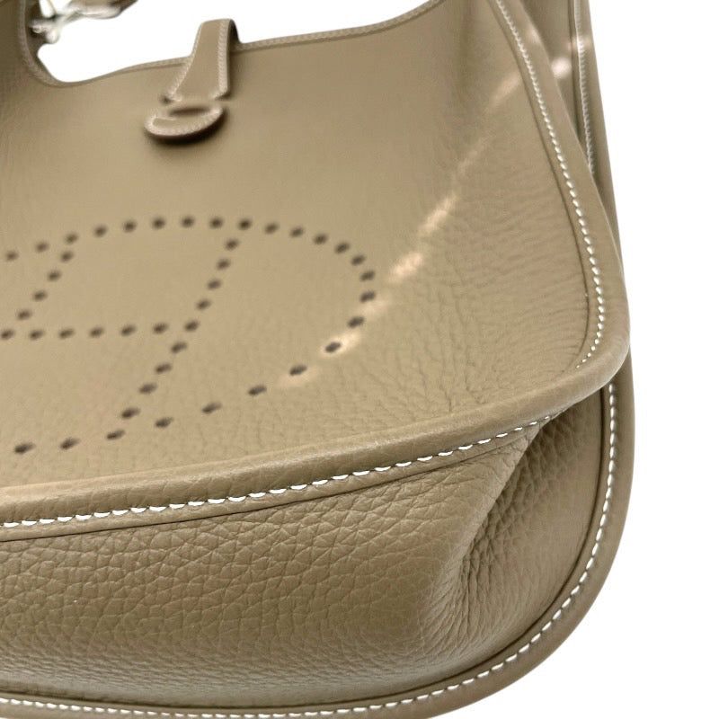 【HERMES】エルメス エヴリンIII 29 (PM) ショルダーバッグ トリヨンクレマンス レディース W刻印 2024年製造 エトゥープ エトープ エブリン3