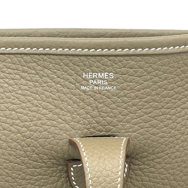 【HERMES】エルメス エヴリンIII 29 (PM) ショルダーバッグ トリヨンクレマンス レディース W刻印 2024年製造 エトゥープ エトープ エブリン3