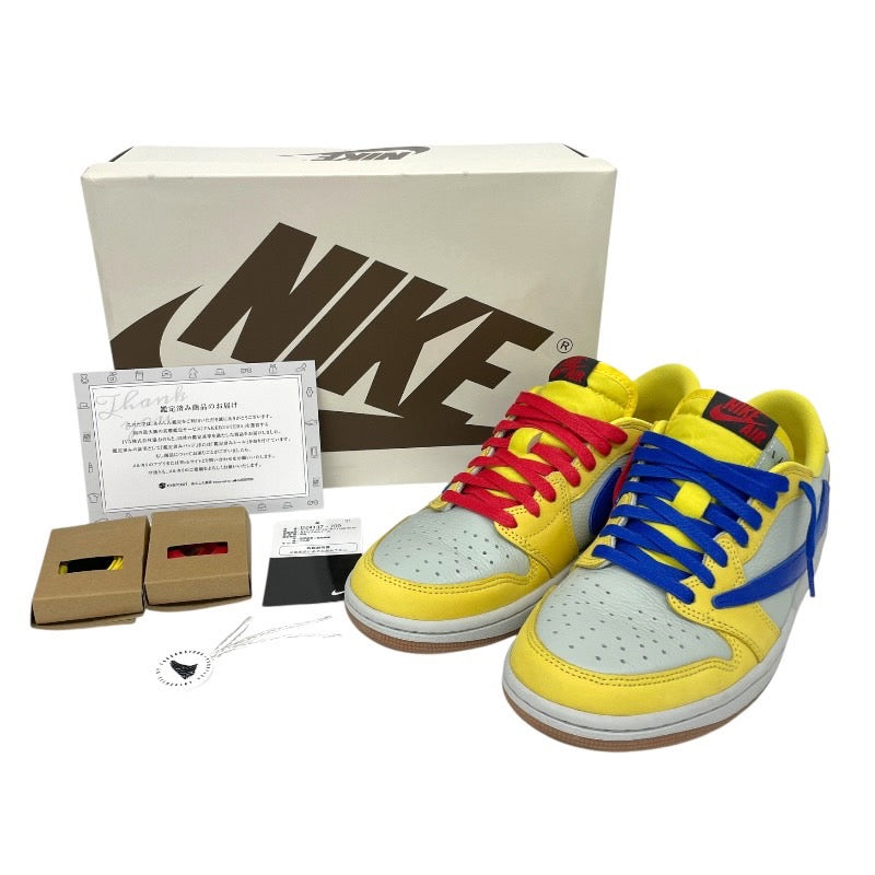【NIKE】ナイキ AIR JORDAN1 LOW OG SP DZ4137-700 スニーカー メンズ 26cm トラヴィススコット カナリー travis scott canary ジョーダン1