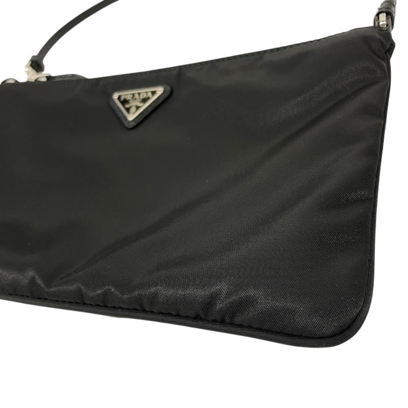 【PRADA】プラダ ミニバッグ 1NI545 ポーチ レディース ナイロン 黒 ブラック リナイロン Re-nylon