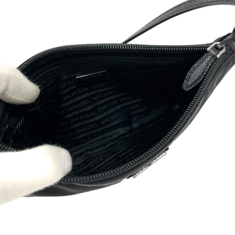 【PRADA】プラダ ミニバッグ 1NI545 ポーチ レディース ナイロン 黒 ブラック リナイロン Re-nylon