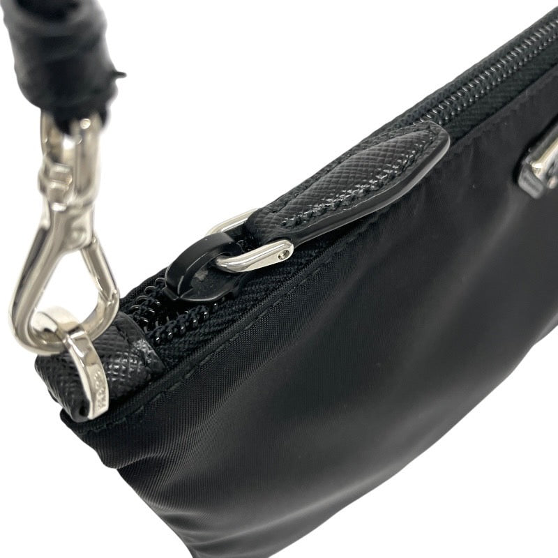 【PRADA】プラダ ミニバッグ 1NI545 ポーチ レディース ナイロン 黒 ブラック リナイロン Re-nylon