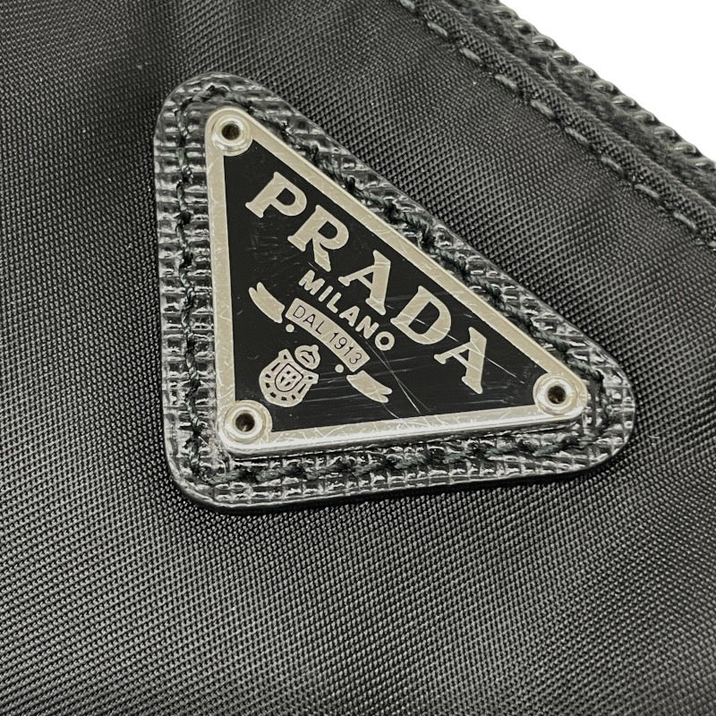 【PRADA】プラダ ミニバッグ 1NI545 ポーチ レディース ナイロン 黒 ブラック リナイロン Re-nylon