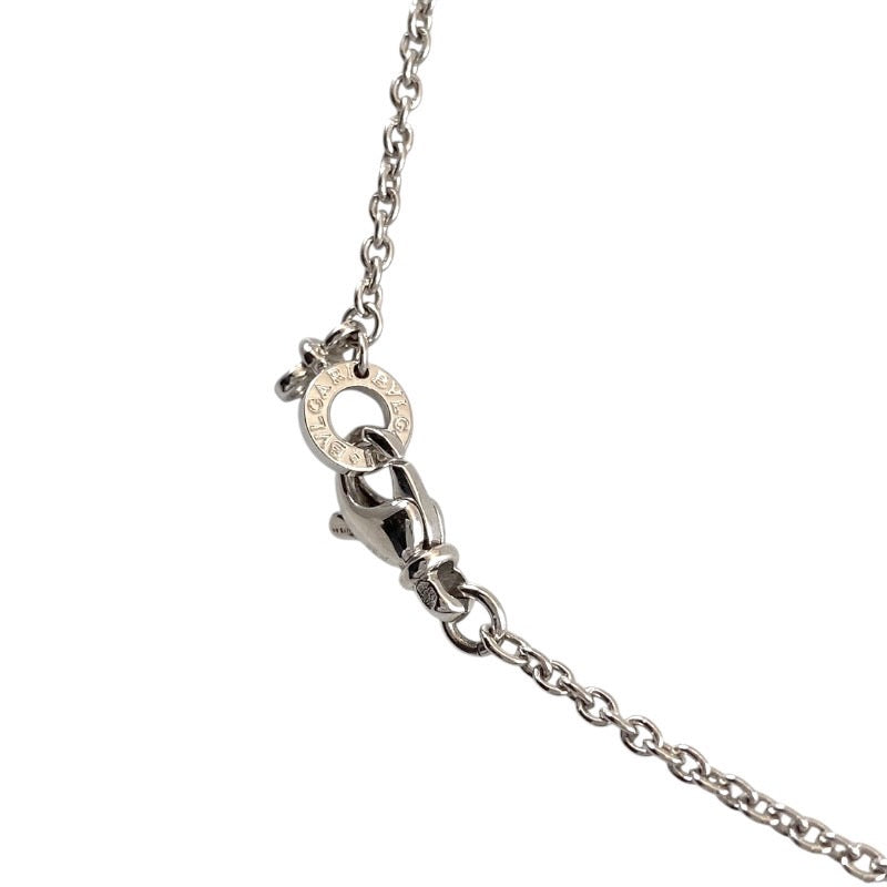 【BVLGARI】ブルガリ ラテンクロス  ネックレス K18ホワイトゴールド メンズ 750 ペンダント 十字架 ダイヤモンド レディース