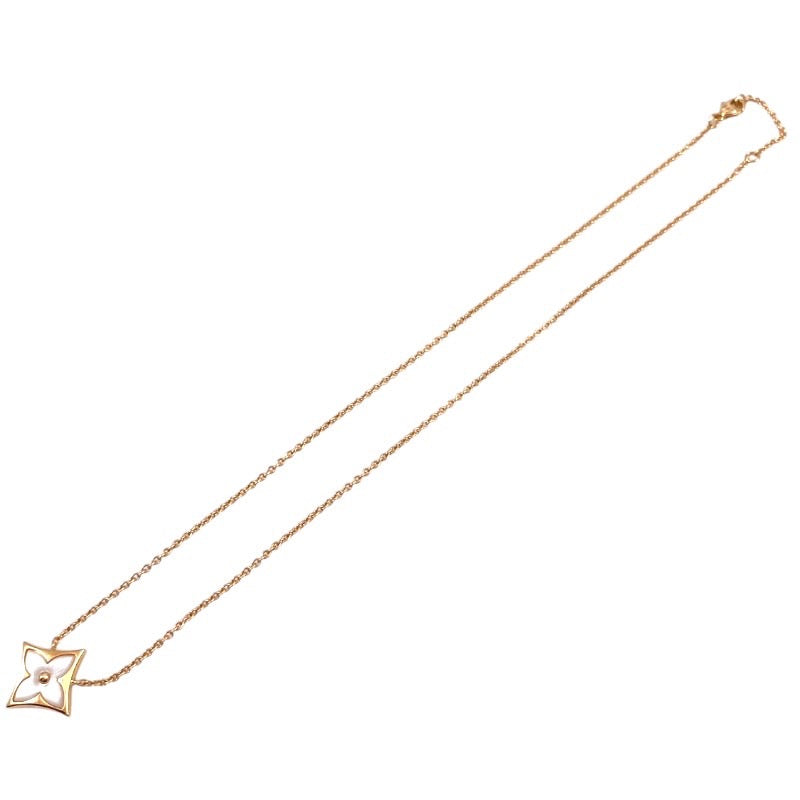 【LOUIS VUITTON】ルイ・ヴィトン パンダンティフ・スターナクレ ネックレス K18ピンクゴールド レディース 750 シェル
