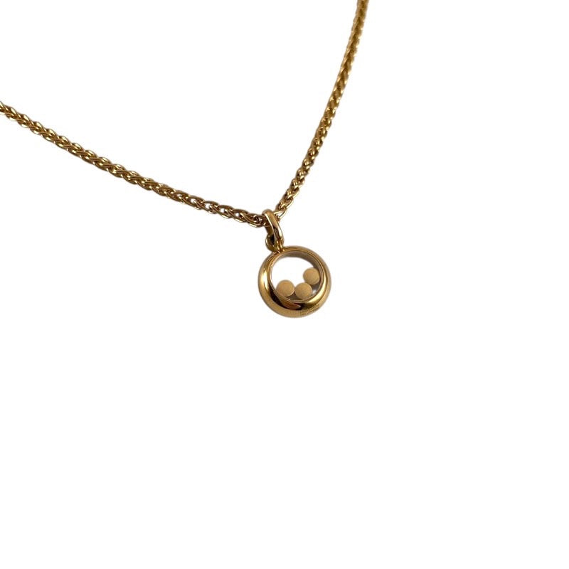 【Chopard】ショパール ハッピーダイヤ 793957-0001 ネックレス K18イエローゴールド レディース 750 3PD
