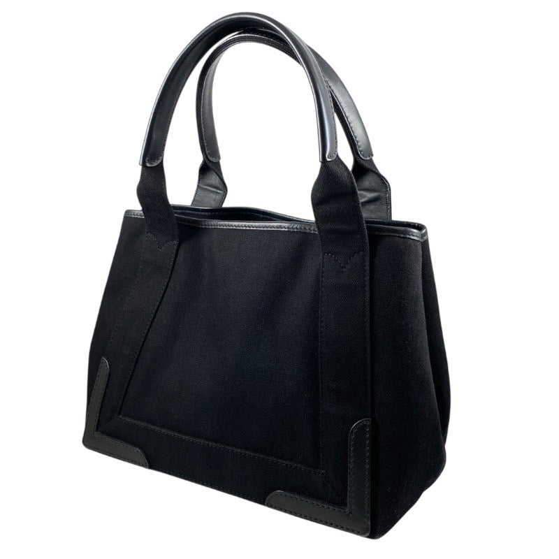 【BALENCIAGA】バレンシアガ カバスS 339933 9DH1N ハンドバッグ コットンキャンバス レディース ポーチ付き トート 黒 ブラック