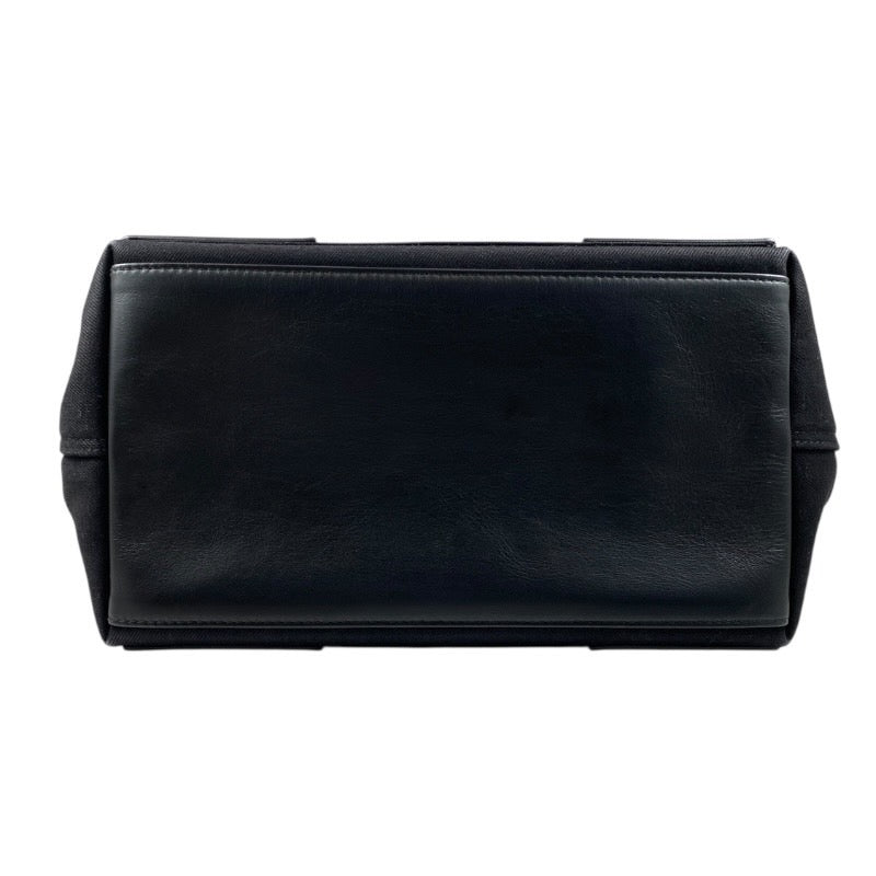 【BALENCIAGA】バレンシアガ カバスS 339933 9DH1N ハンドバッグ コットンキャンバス レディース ポーチ付き トート 黒 ブラック