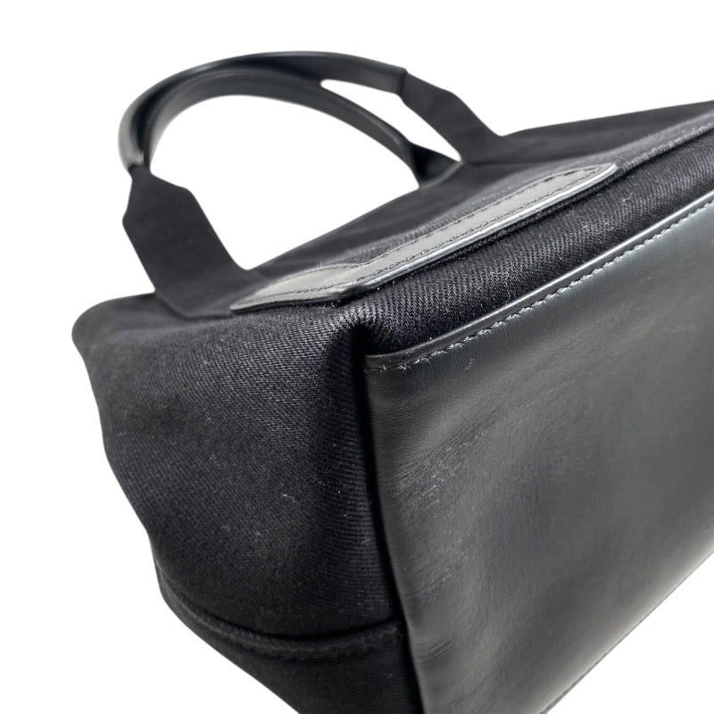 【BALENCIAGA】バレンシアガ カバスS 339933 9DH1N ハンドバッグ コットンキャンバス レディース ポーチ付き トート 黒 ブラック