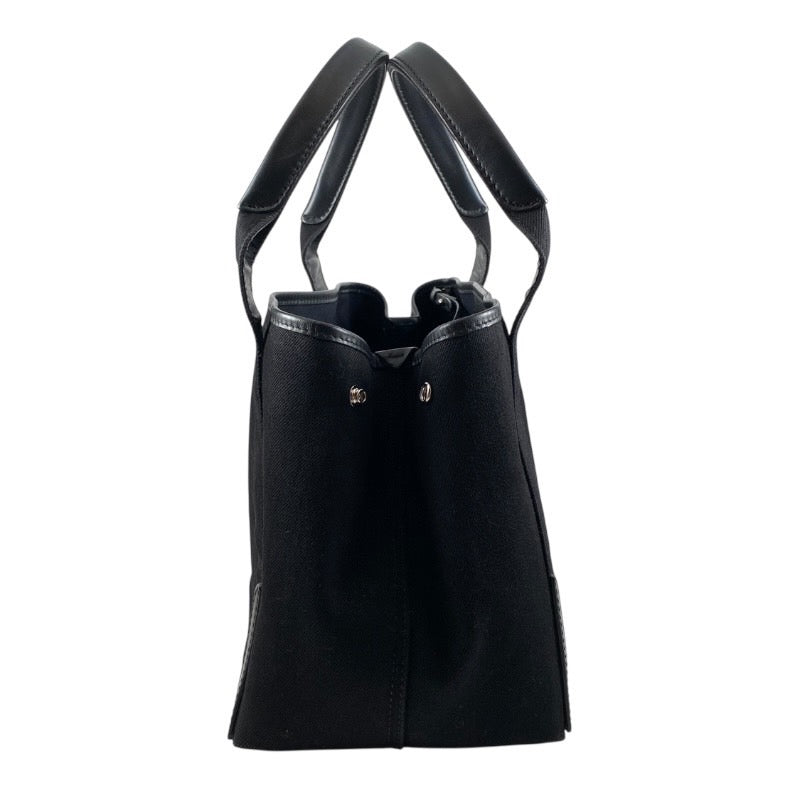 【BALENCIAGA】バレンシアガ カバスS 339933 9DH1N ハンドバッグ コットンキャンバス レディース ポーチ付き トート 黒 ブラック