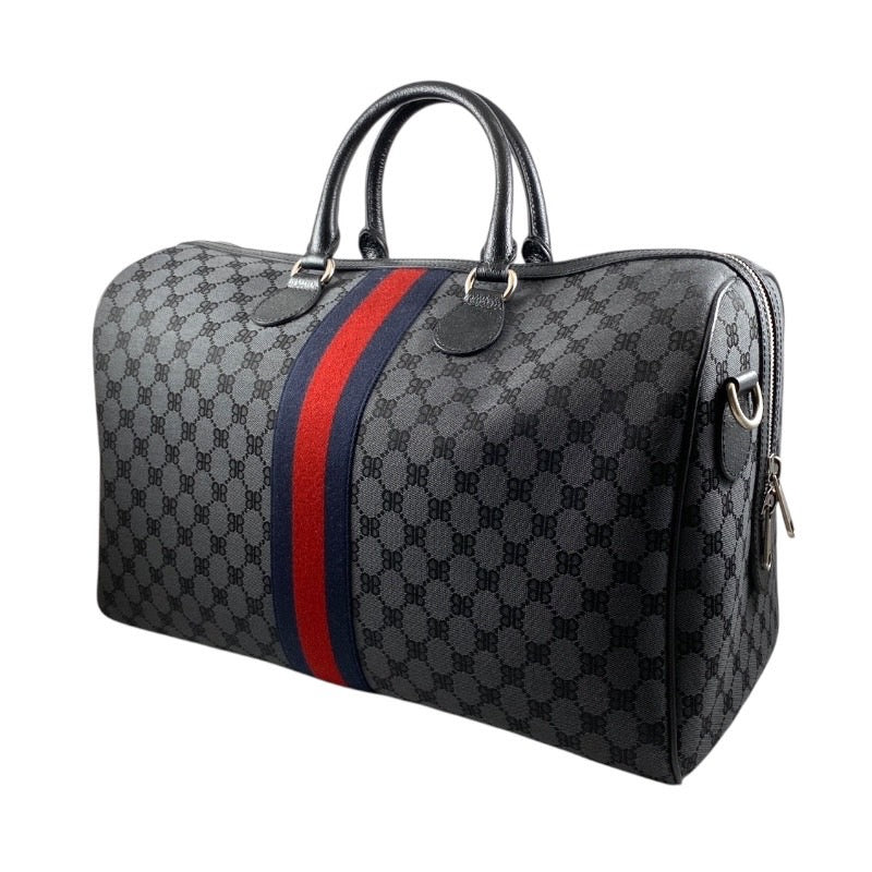 【BALENCIAGA】バレンシアガ ミディアムダッフルバッグ 350個限定 680124 ボストンバッグ メンズ バレンシアガ ザ ハッカープロジェクト グッチ コラボ BALENCIAGA×GUCCI The Hacker Project