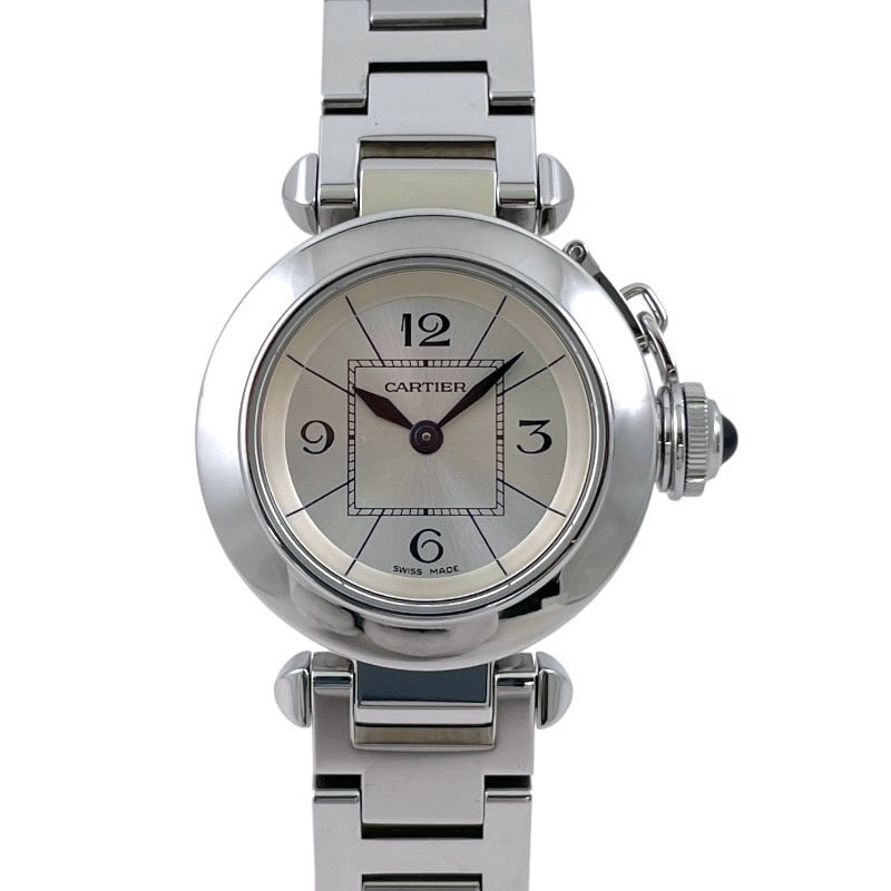 【CARTIER】カルティエ ミスパシャ W3140007 腕時計 ステンレススチール レディース クォーツ