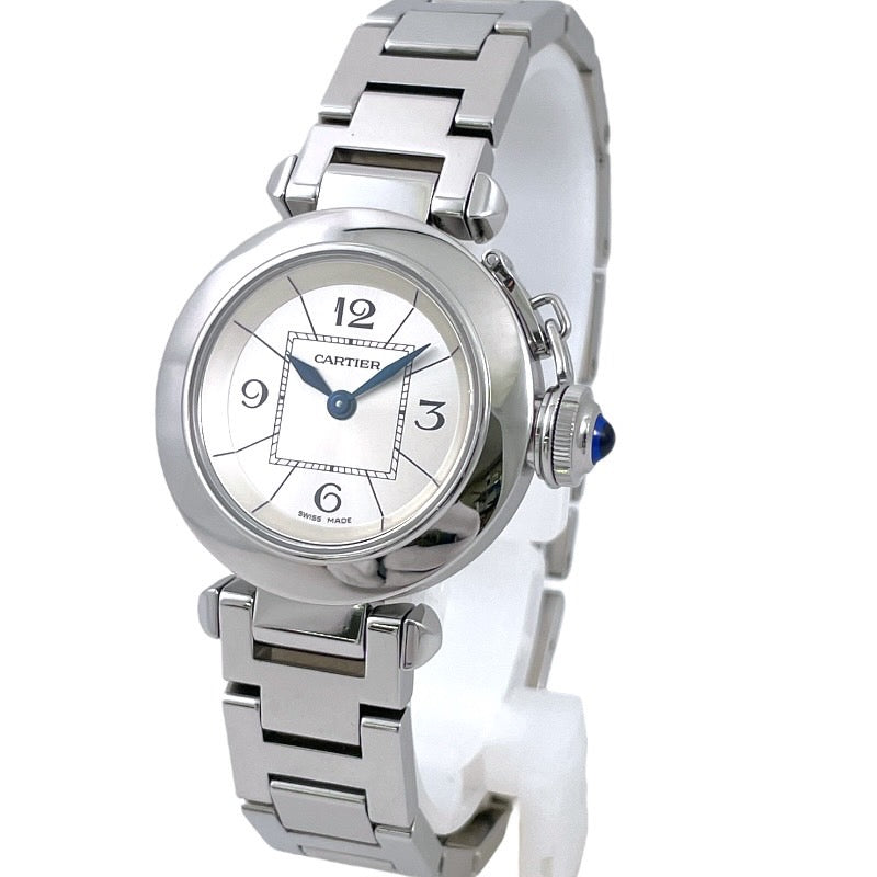 【CARTIER】カルティエ ミスパシャ W3140007 腕時計 ステンレススチール レディース クォーツ