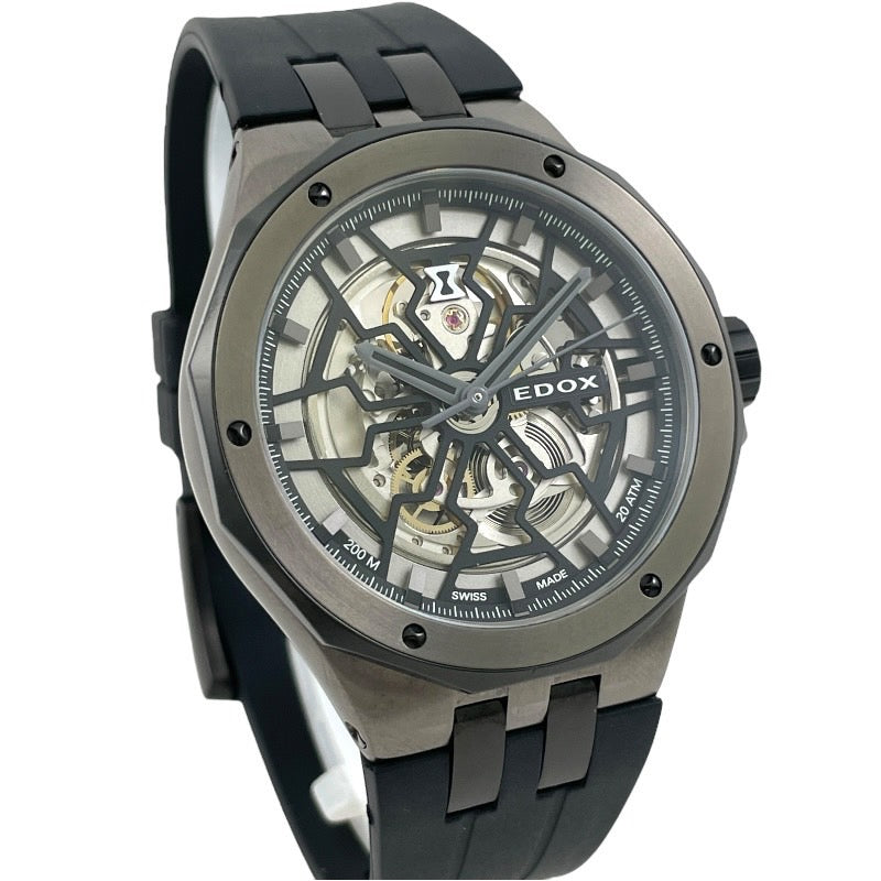 【EDOX】エドックス デルフィン メカノ 85303-357GN-NGN 腕時計 SS/ラバー メンズ オリジナル オートマティック 自動巻き