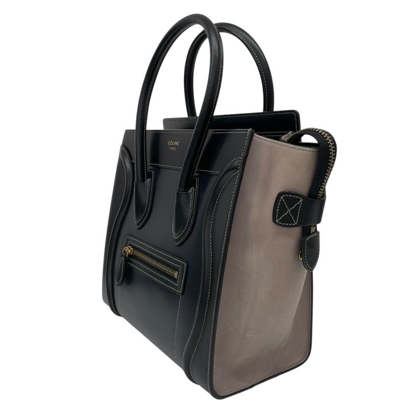 【CELINE】セリーヌ ラゲージ マイクロショッパー トートバッグ レザー レディース ハンド