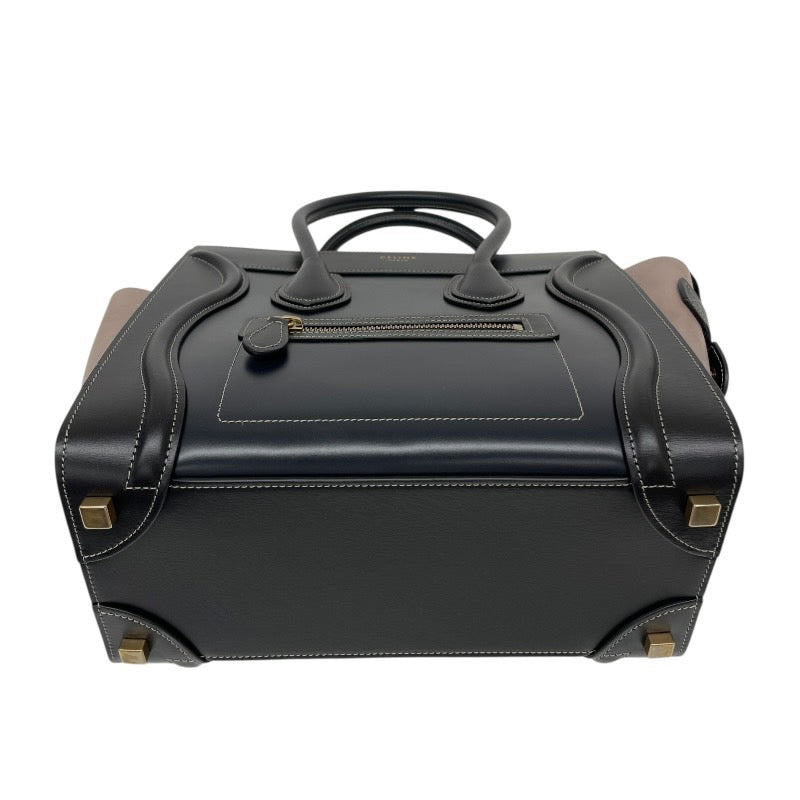 【CELINE】セリーヌ ラゲージ マイクロショッパー トートバッグ レザー レディース ハンド