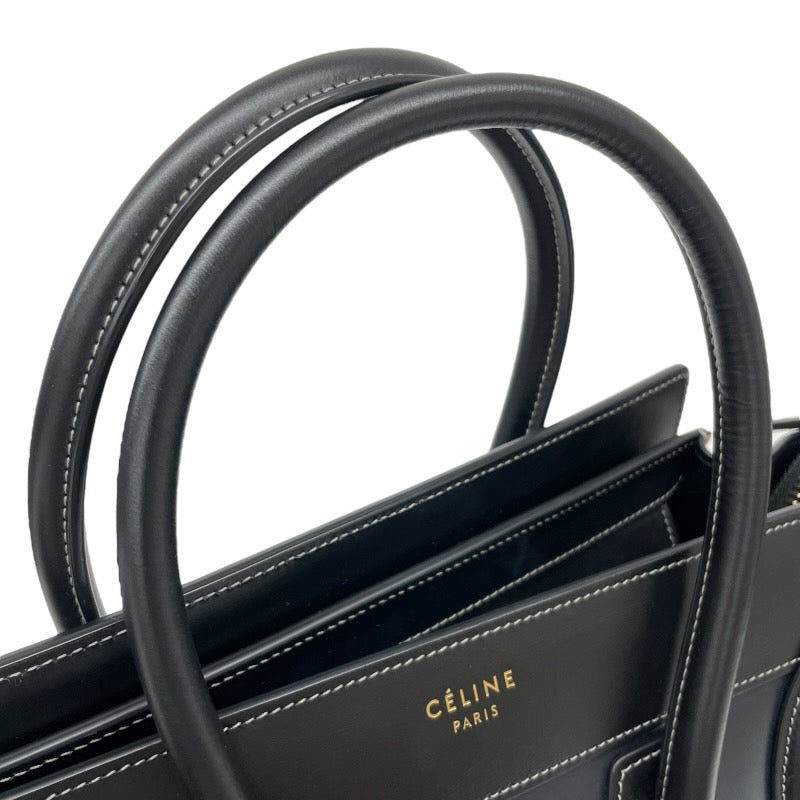 【CELINE】セリーヌ ラゲージ マイクロショッパー トートバッグ レザー レディース ハンド