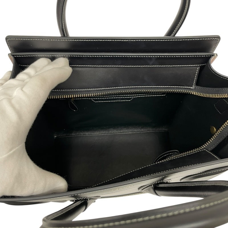 【CELINE】セリーヌ ラゲージ マイクロショッパー トートバッグ レザー レディース ハンド