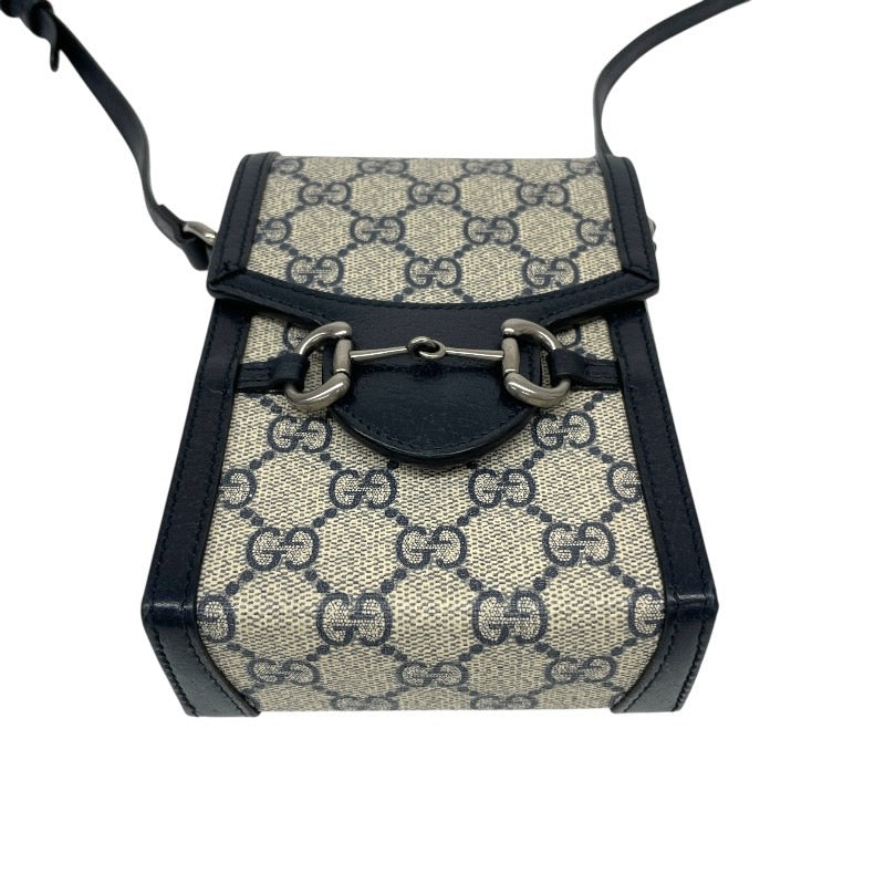【GUCCI】グッチ GGスプリーム ポシェット 625615 ショルダーバッグ レディース ホースビット スマホポーチ レザー メンズ