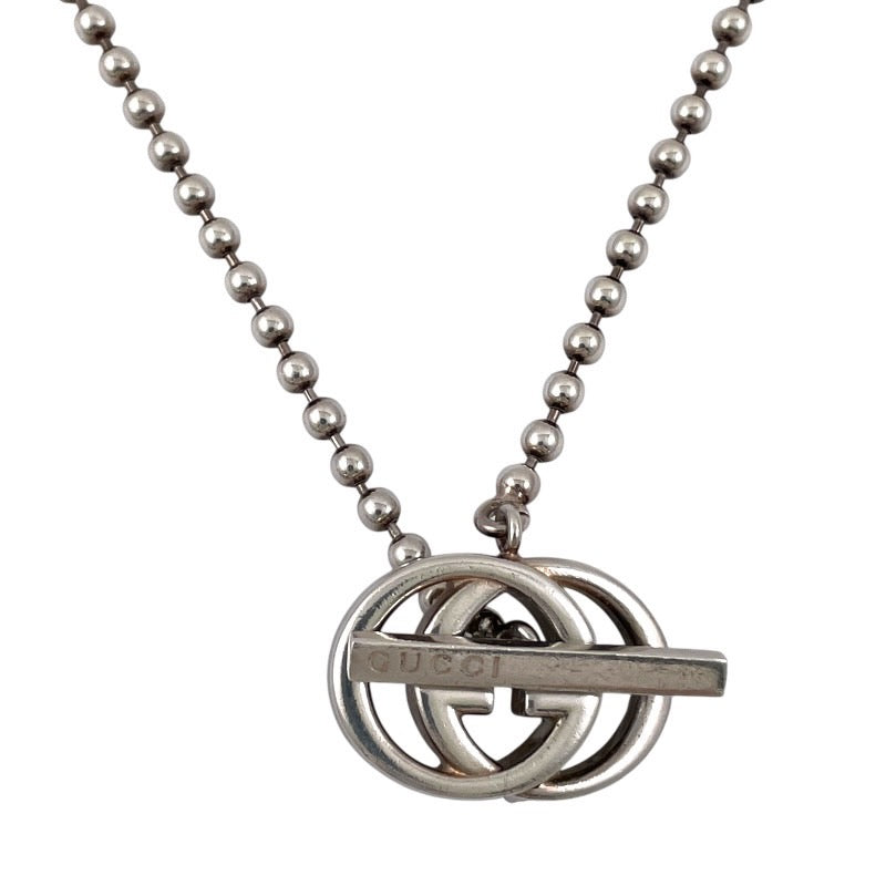 GUCCI グッチ　シルバー 925 インターロッキングG ネックレストップのみ 楽天市場】グッチ Gucci インターロッキングG ネックレス