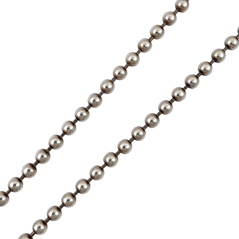【GUCCI】グッチ インターロッキングG 216435 ネックレス シルバー925 メンズ ボールチェーン トグル GG レディース