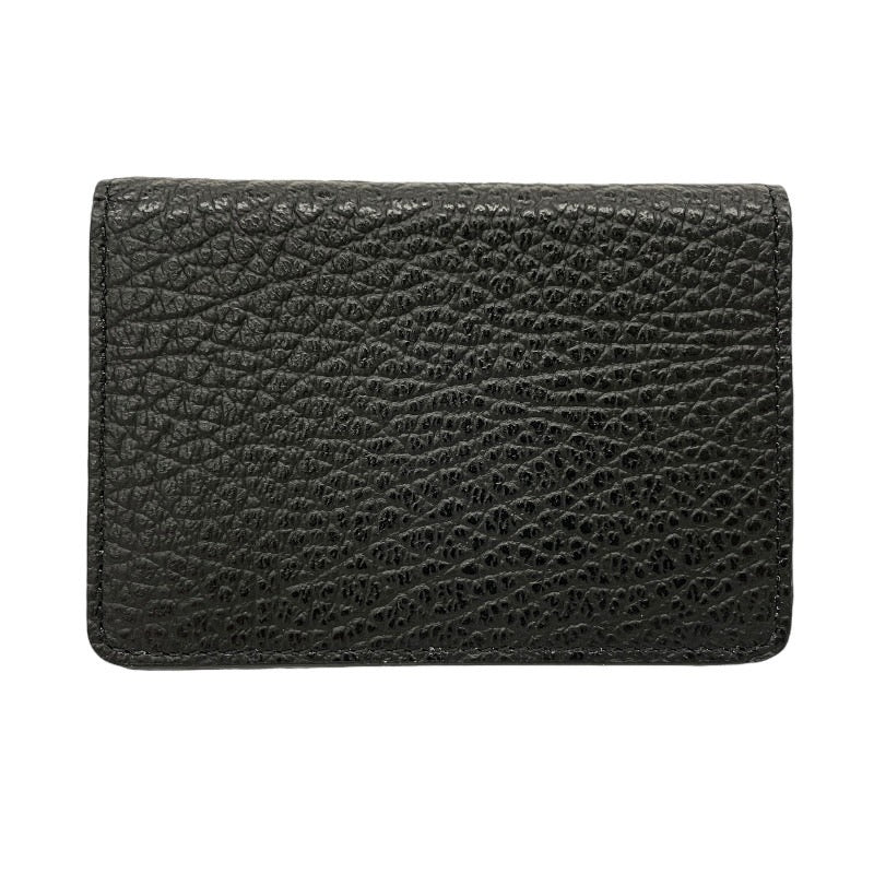 【新品未使用品】 【Maison Margiela】メゾンマルジェラ SA1VX0011 カードケース レザー メンズ 名刺入れ 黒 ブラック 牛革 新品未使用品 レディース