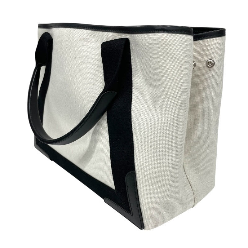 【BALENCIAGA】バレンシアガ ネイビー カバス M 581292 ハンドバッグ レザー レディース ポーチ付 トート キャンバス